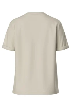 Pieces Pcria Ss Fold Up Solid Tee 3591265 Birch
