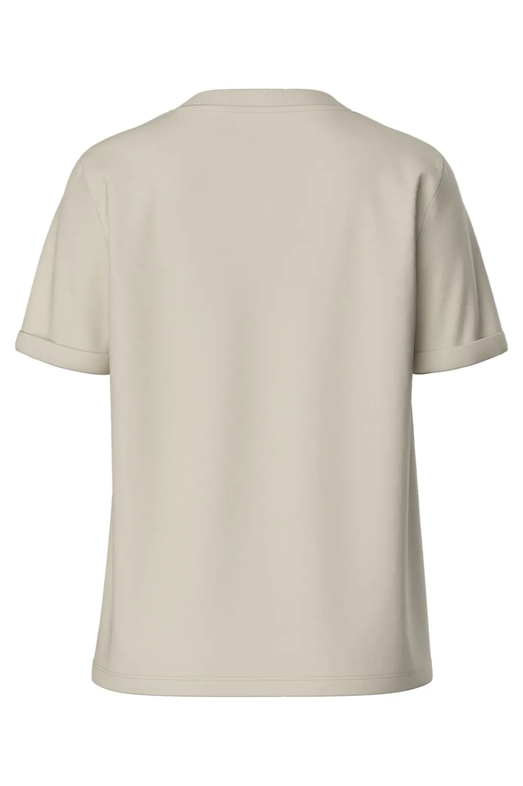 Pieces Pcria Ss Fold Up Solid Tee 3591265 Birch