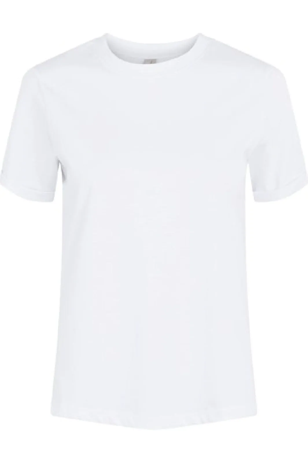 Sale Pieces PcRia SS Fold Up Tee Bright white
