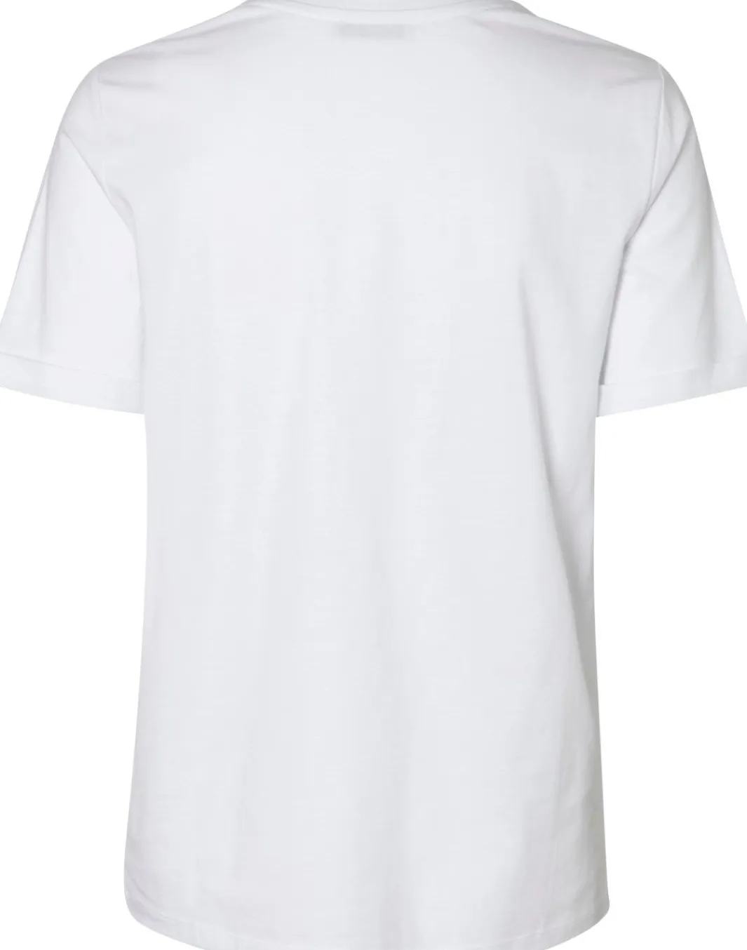 Sale Pieces PcRia SS Fold Up Tee Bright white