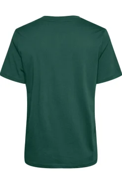 Hot Pieces Pcria Ss Solid Tee 4280166 Trekking Green