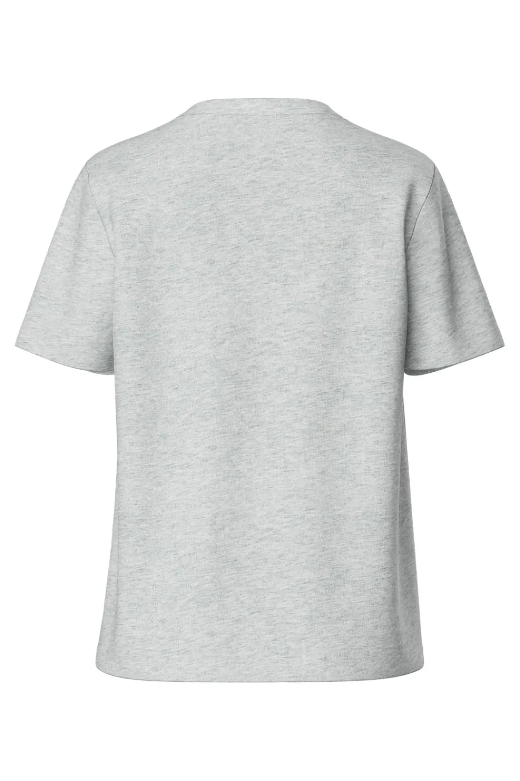 Hot Pieces Pcria Ss Solid Tee 4287784 Light Grey Melange