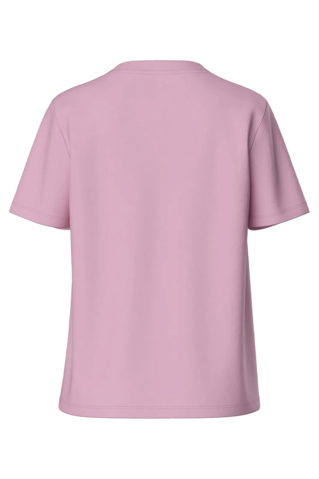 Sale Pieces Pcria Ss Solid Tee 4651312 Roseate Spoonbill