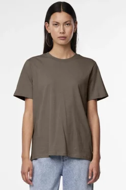Sale Pieces Pcria Ss Solid Tee 4551300 Morel