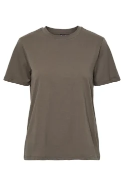 Sale Pieces Pcria Ss Solid Tee 4551300 Morel