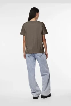Sale Pieces Pcria Ss Solid Tee 4551300 Morel
