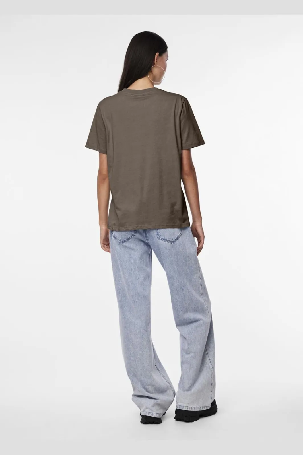 Sale Pieces Pcria Ss Solid Tee 4551300 Morel