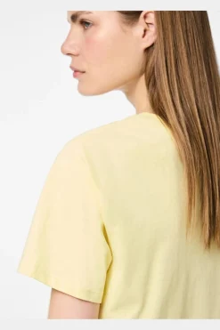 Pieces Pcria Ss Solid Tee 4803349 French Vanilla