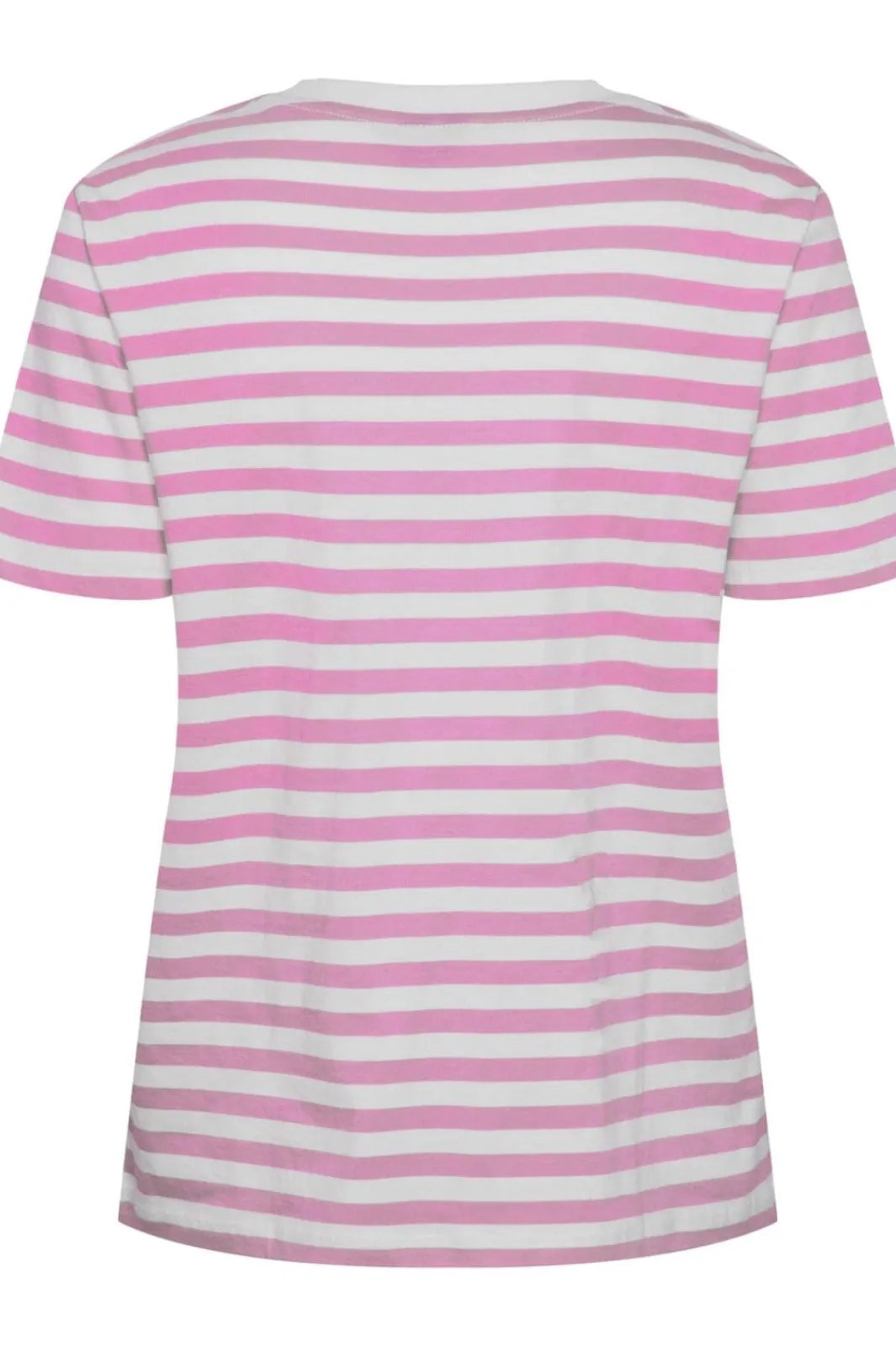 Online Pieces Pcria Ss Tee Stripes 4474679 Pastel Lavender Bright White