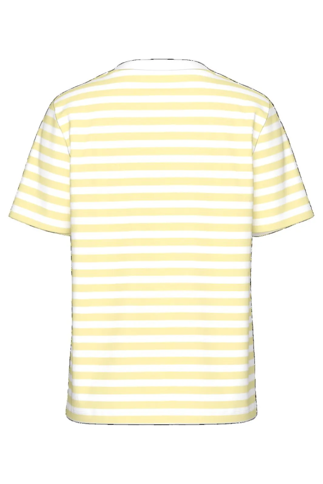 Pieces Pcria Ss Tee Stripes 4992581 French Vanilla Bright White