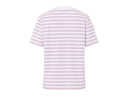 Best Pieces Pcria Ss Tee Stripes 4902466 Winsome Orchid Bright White