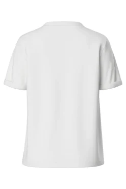 Discount Pieces Pcria Ss V-Neck Solid Tee 3783301 Bright White