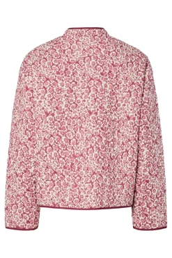 Pieces Pcrikke Quilted Jacket 4928318 Slate Rose Flower