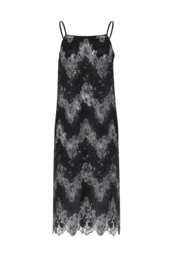 Outlet Pieces Pcrinne Sl Lace Dress Kca 5071454 Black
