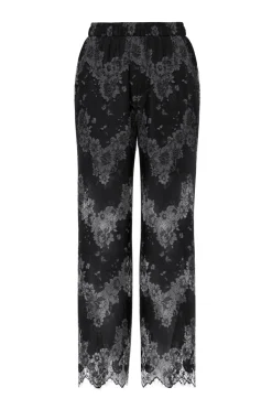 Online Pieces Pcrinne Straight Lace Pants Kca 5071423 Black