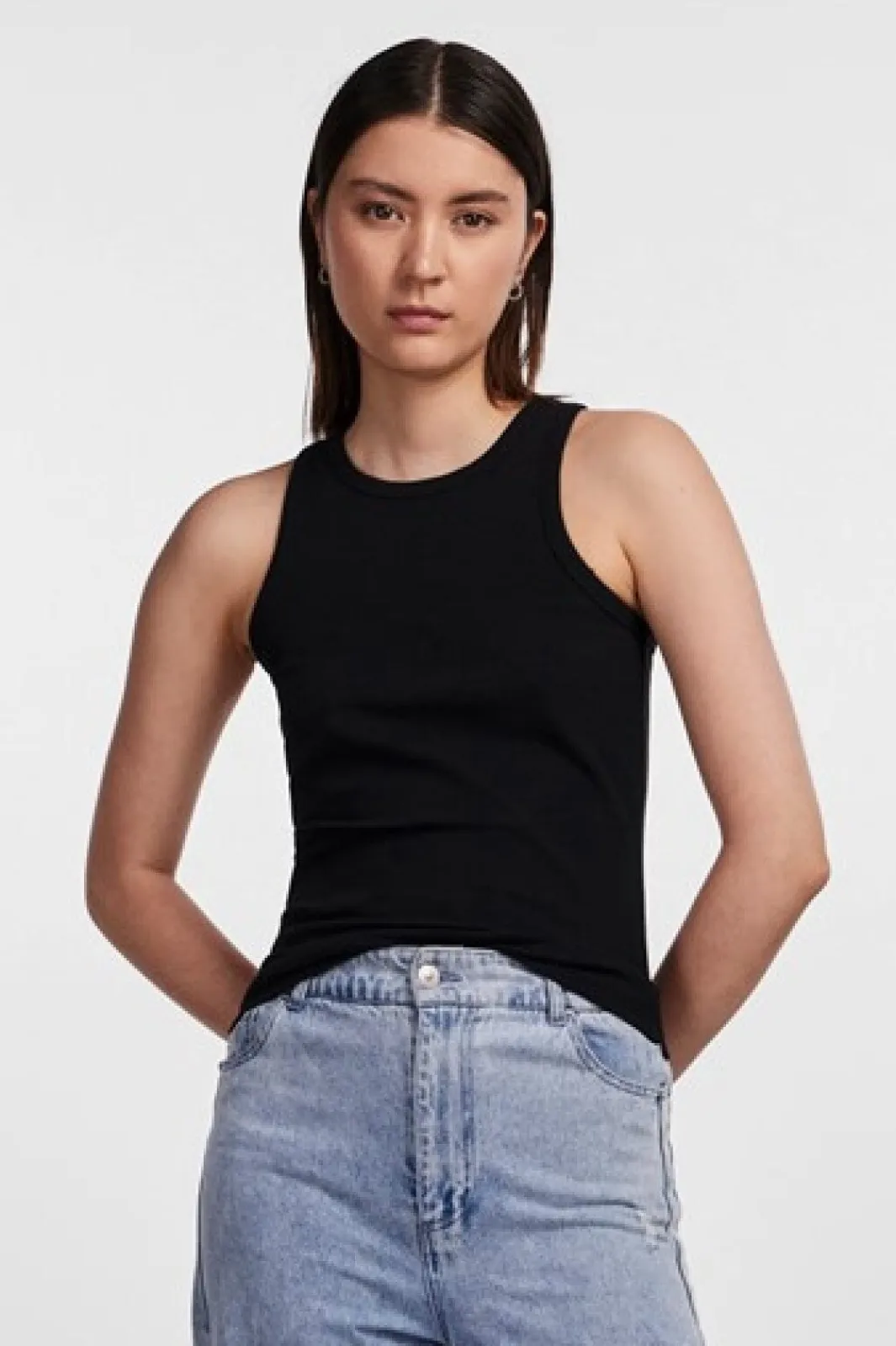 Sale Pieces Pcruka Boxer Tank Top Black
