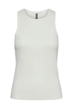 New Pieces Pcruka Boxer Tank Top Cloud Dancer