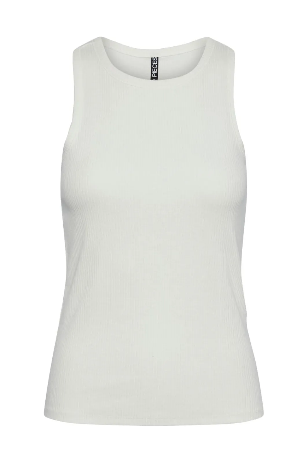 New Pieces Pcruka Boxer Tank Top Cloud Dancer