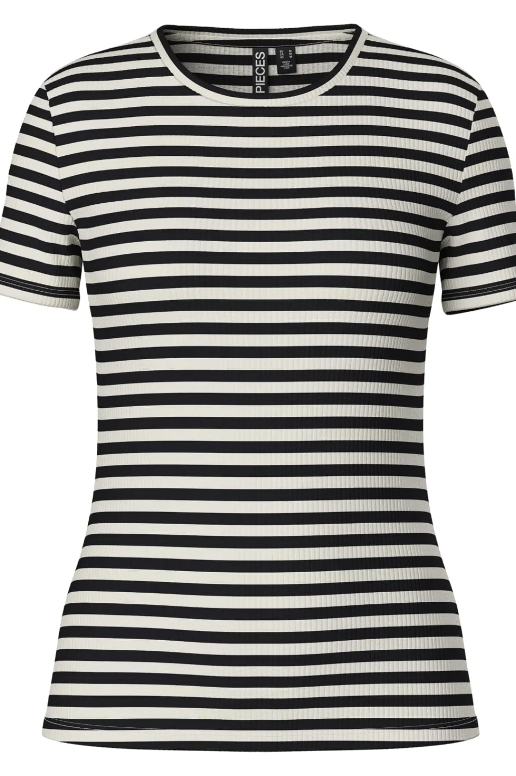 Clearance Pieces Pcruka Ss Top Bc Cloud Dancer/black