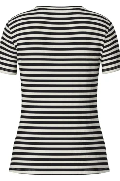 Clearance Pieces Pcruka Ss Top Bc Cloud Dancer/black