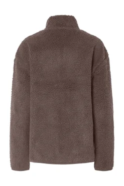 Discount Pieces Pcsadia Ls Teddy Jacket 4992929 Coffee Quartz