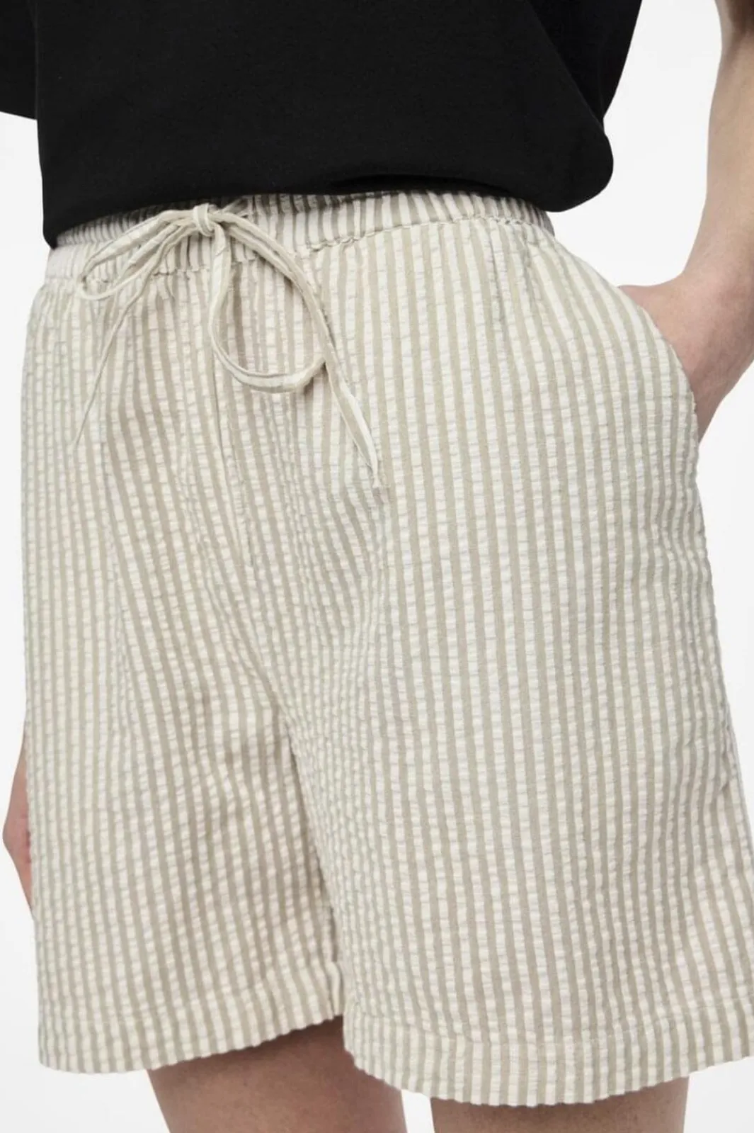 Clearance Pieces Pcsally Loose String Shorts 4497579 Tea Cloud Dancer
