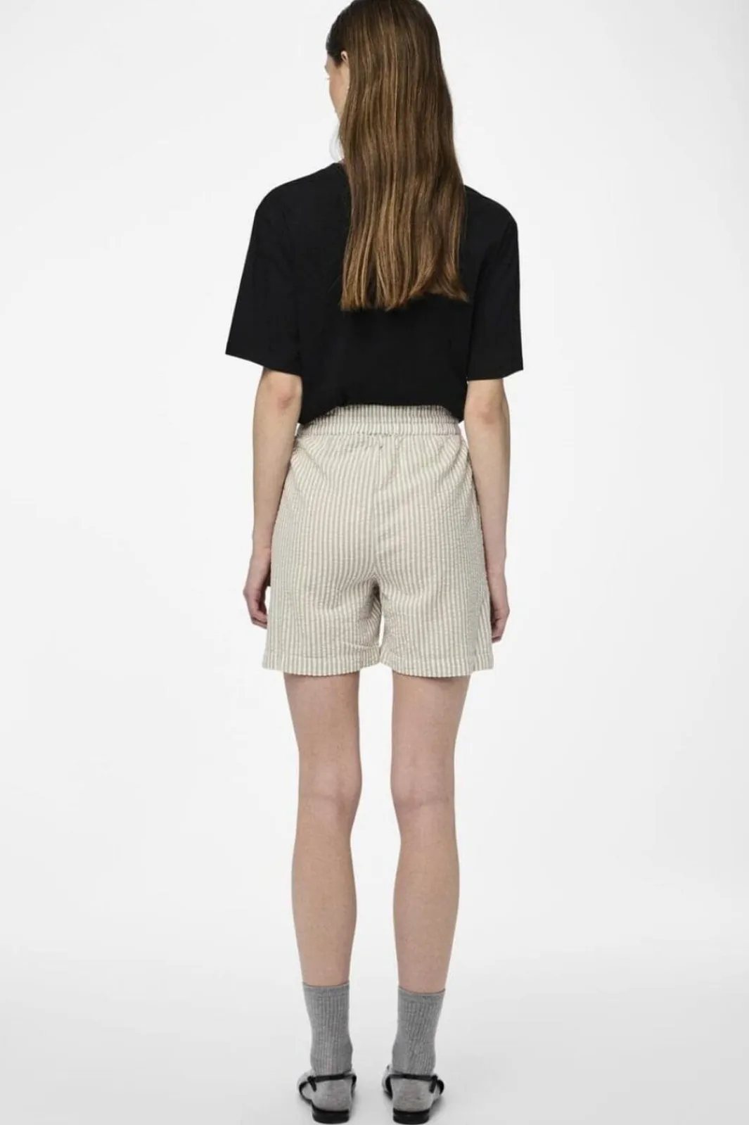Clearance Pieces Pcsally Loose String Shorts 4497579 Tea Cloud Dancer