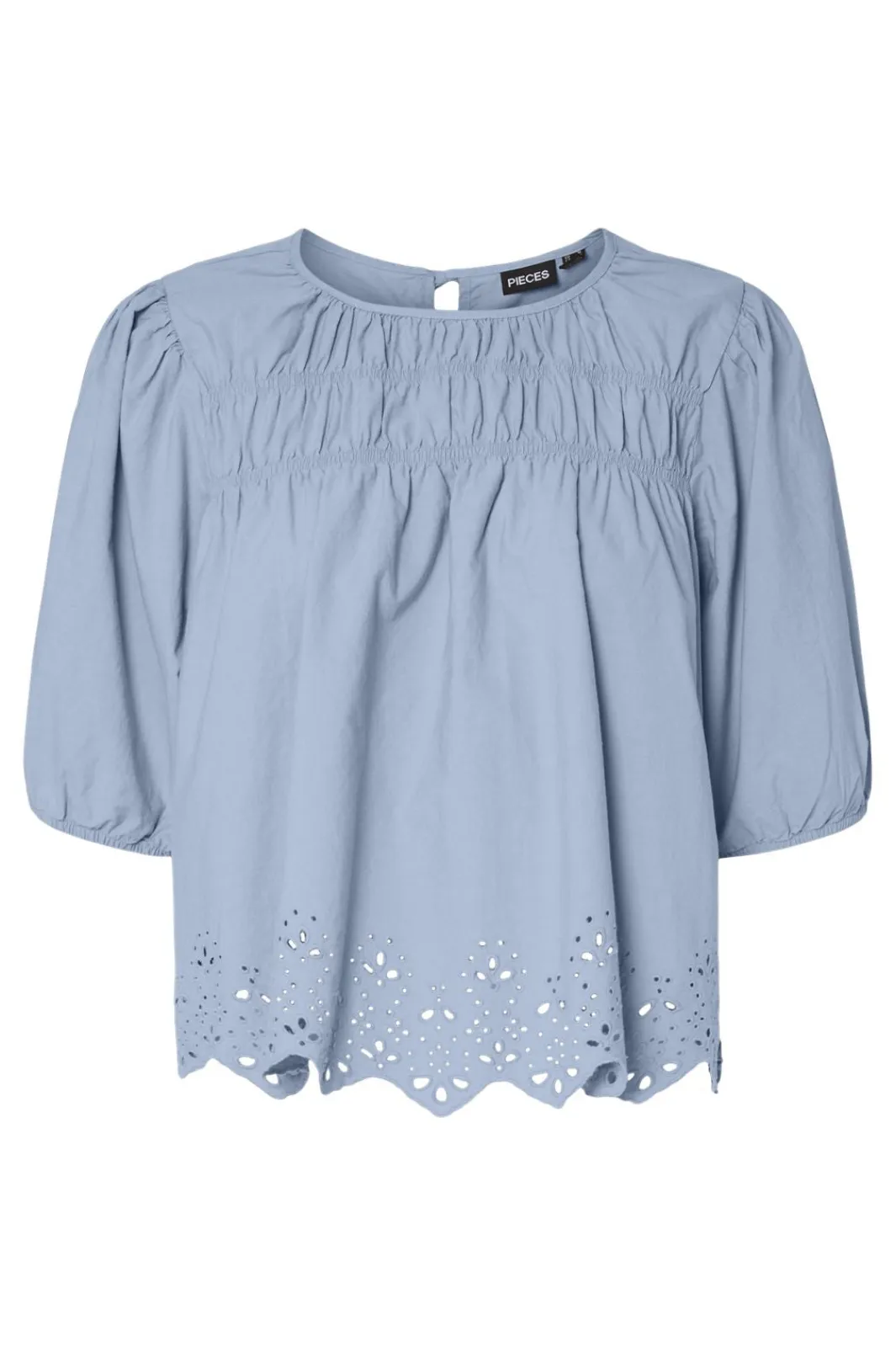 Discount Pieces Pcsalmina 2/4 Top 4765855 Cashmere Blue