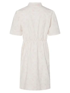 Outlet Pieces Pcsalume Ss A-Shape Denim Dress 4701725 Egret Flower