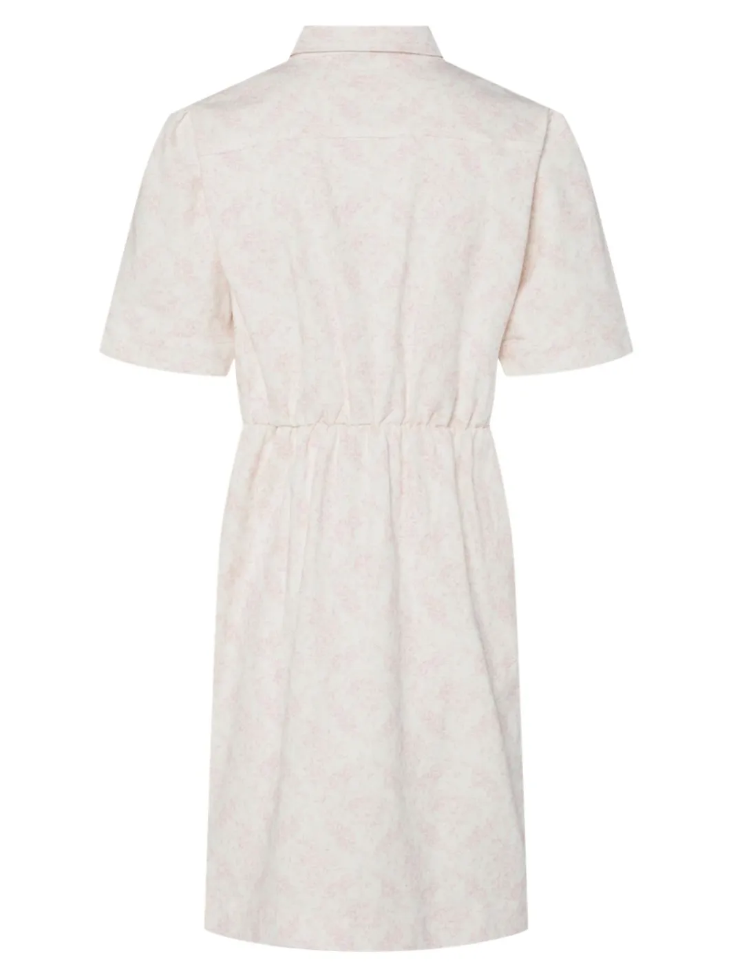 Outlet Pieces Pcsalume Ss A-Shape Denim Dress 4701725 Egret Flower