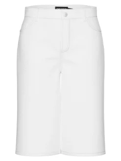 Clearance Pieces Pcsalume Wide Denim Shorts 4830261 Bright White