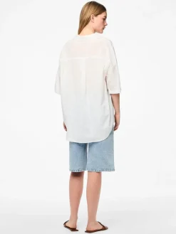 Clearance Pieces Pcsatinka 2/4 Shirt 4684726 Cloud Dancer