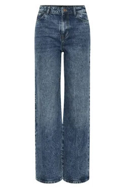 Discount Pieces Pcselma Wide Jeans 4555245 Medium Blue Denim