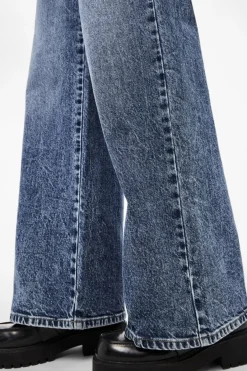 Discount Pieces Pcselma Wide Jeans 4555245 Medium Blue Denim