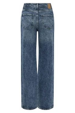 Discount Pieces Pcselma Wide Jeans 4555245 Medium Blue Denim