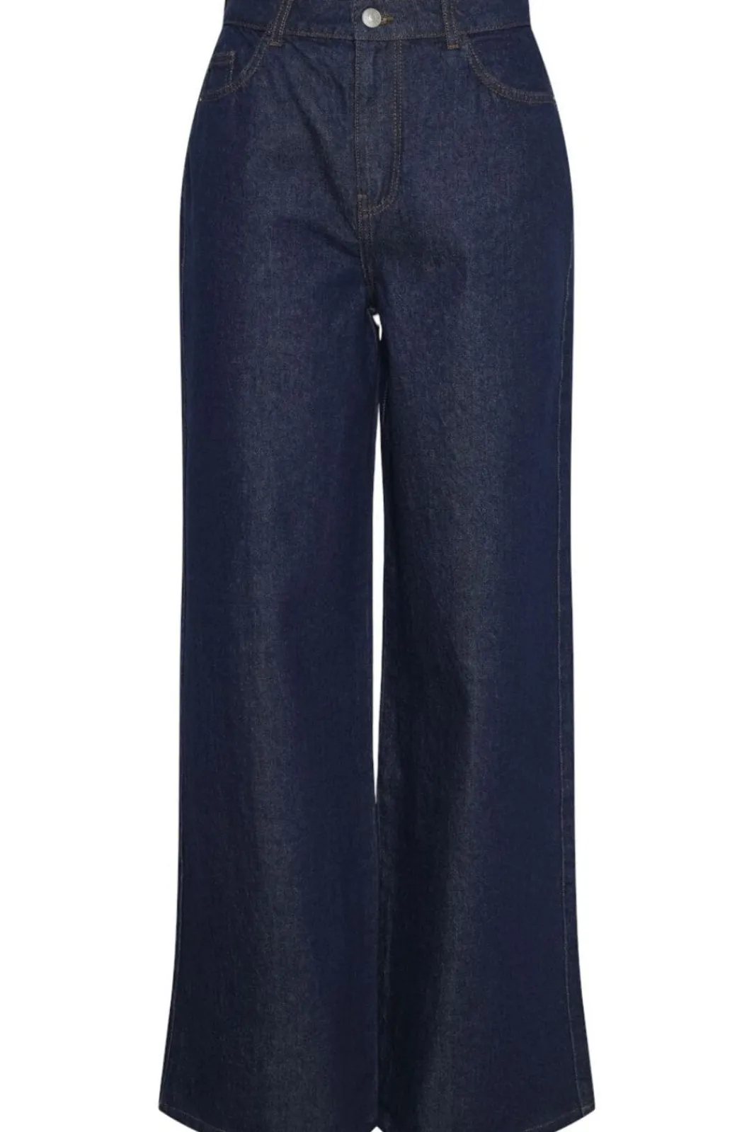 Best Pieces Pcselma Wide Jeans Rinse 4555283 Dark Blue Denim