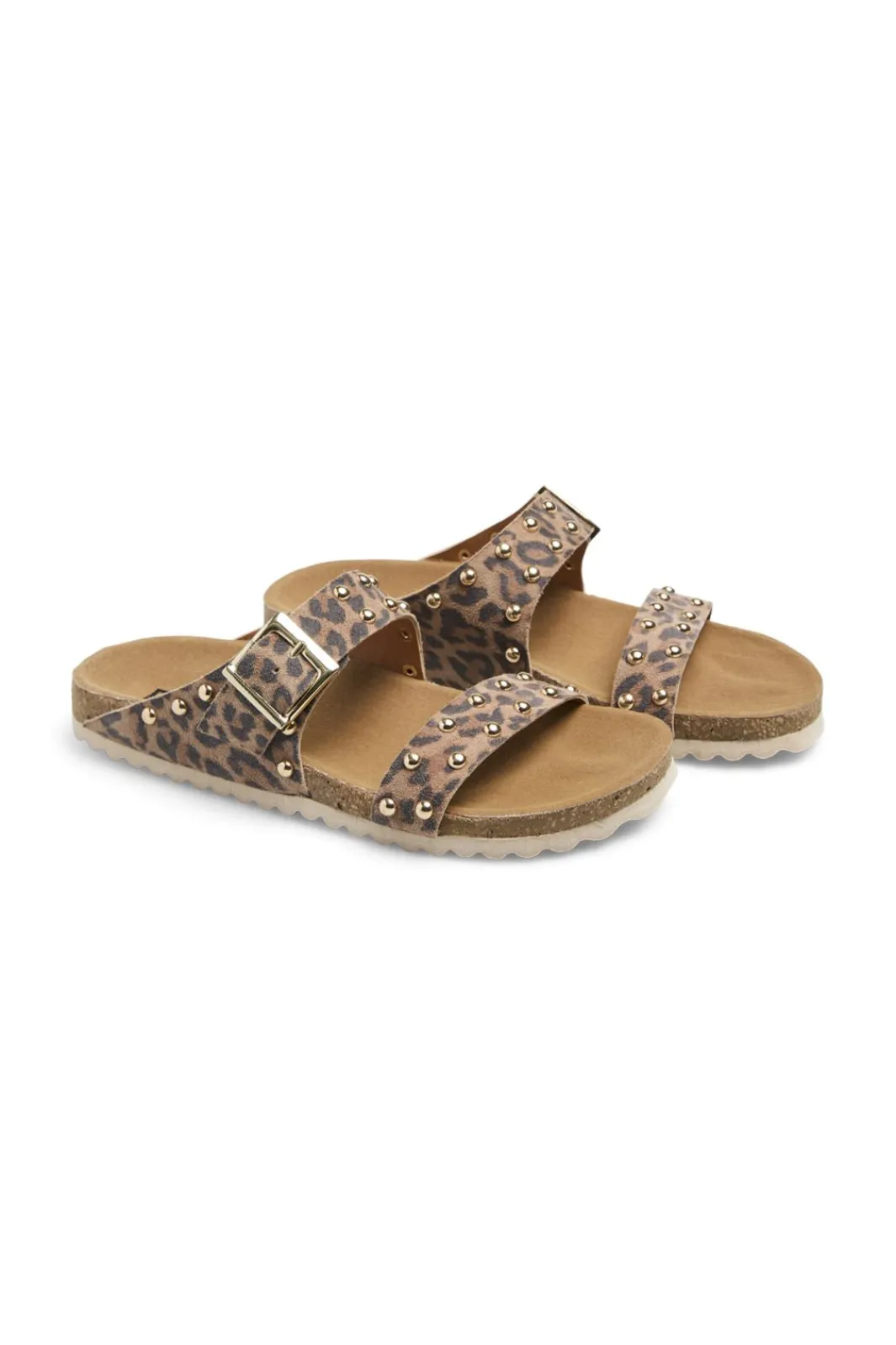 Discount Pieces Pcseluna Suede Fotbed Sandal 4771189 Black Leo