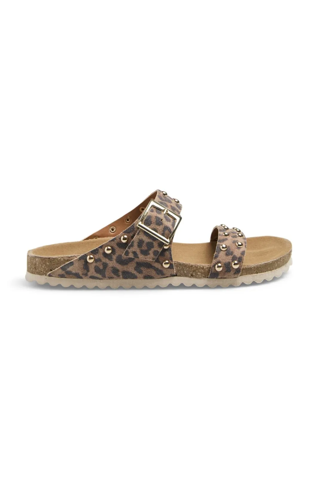 Discount Pieces Pcseluna Suede Fotbed Sandal 4771189 Black Leo