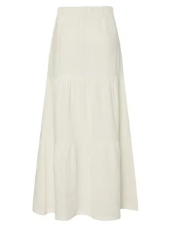 Clearance Pieces Pcsikka Maxi Skirt 4591363 Cloud Dancer