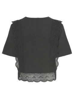 Outlet Pieces Pcsiminna Ss Top 4691304 Black