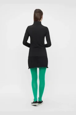 Hot Pieces Pcsirene Ls Rollneck Top 3460413 Black