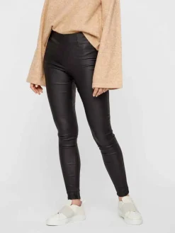 Online Pieces PcSkin Paro HW Coated Leggings Black
