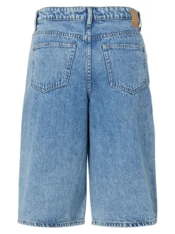 Hot Pieces Pcsky Denim Jorts 4883637 Medium Blue Denim