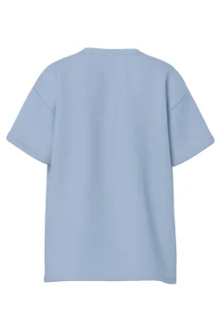 Clearance Pieces Pcskylar Ss Oversized Tee 4985793 Cashmere Blue