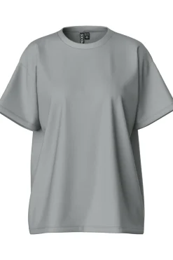 Pieces Pcskylar Ss Oversized Tee 4651225 Ultimate Grey