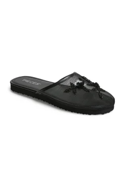 New Pieces Pcsophia Mesh Slipper 4773264 Black