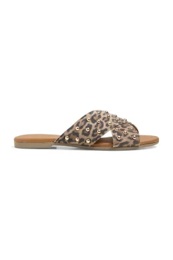New Pieces Pcsuma Suede Sandal 4714651 Black Leo