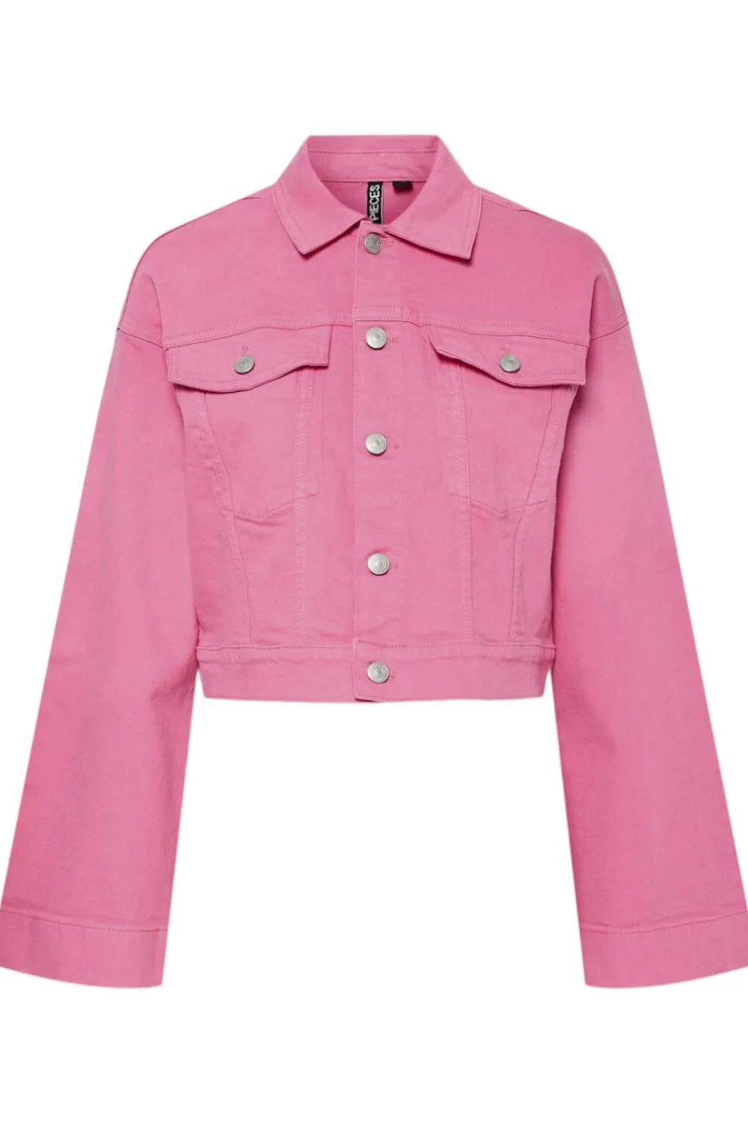 Hot Pieces Pcsvala Denim Jacket 4693546 Pink Lemonade