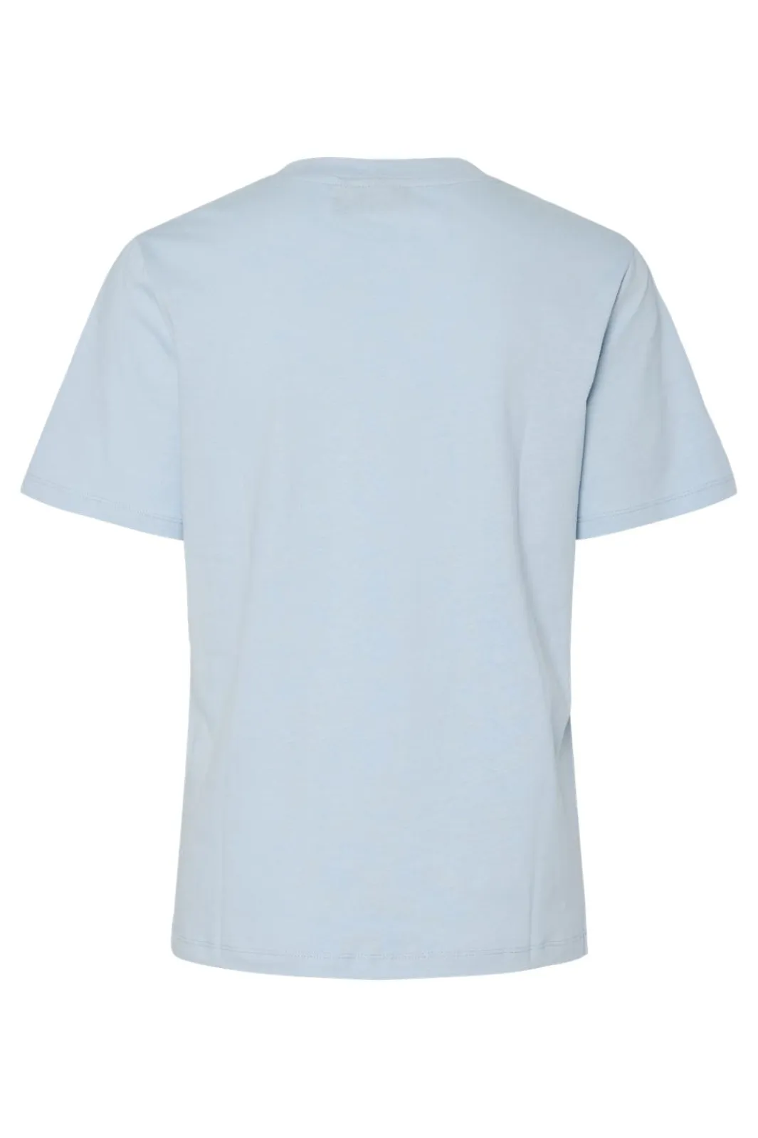 Sale Pieces Pctara Ss Printed T-Shirt 4737862 Cashmere Blue Heart