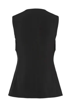 Clearance Pieces Pctempre Long Vest 4724813 Black